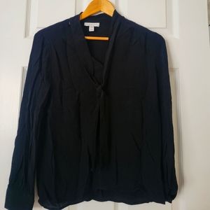 TOPSHOP Front tie up Blouse (Size: 6)